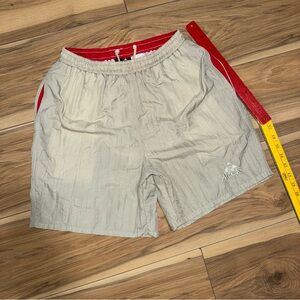 APEX ApexLite Lined Moisture Wicking Training Shorts Khaki sz. M Drawstrings 90s